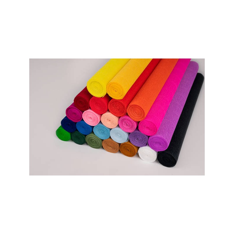 CARTA CRESPA gr.144 ROTOLO cm.50X250 BIANCO FABRIANO