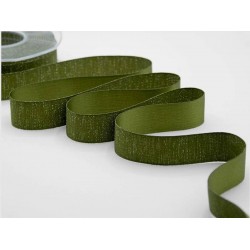NASTRO RASO BOUTIQUE LAMè mm25x20mt COL.7 VERDE MUSCHIO