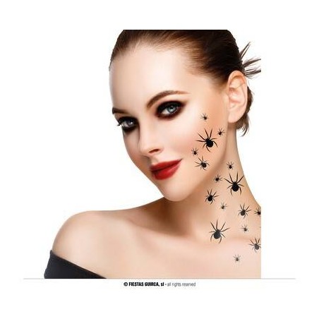 TATUAGGI RAGNI 16pz 2 FOGLI