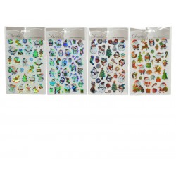 STICKERS ASS.TI NATALIZI 4ass 1pz