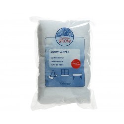 TAPPETO IN POLIESTERE EFFETTO NEVE H.0,1 80x120cm BIANCO