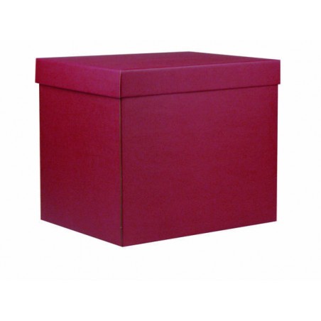 SCATOLA F/COPERCHIO LINEA 1200 38,5x30x33cm ROSSO PORTATA 10kg