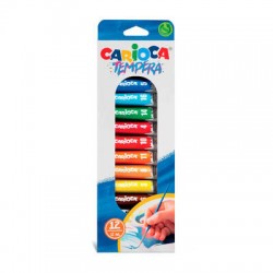 TEMPERA IN TUBETTI 12ml 12pz CARIOCA