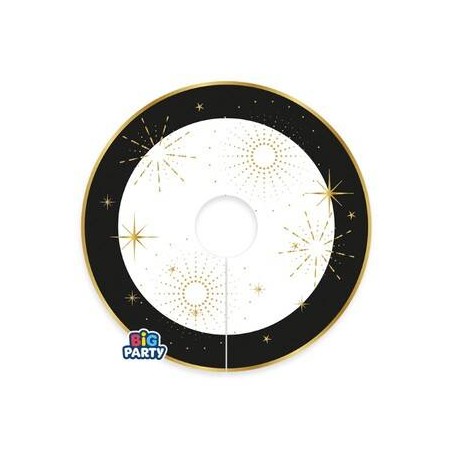 SEGNABICCHIERI 7x7cm HAPPY NEW YEAR 6pz