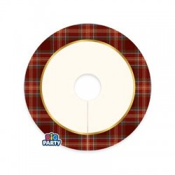 SEGNABICCHIERI 7x7cm TARTAN 6pz