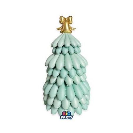 PALLONE MYLAR STEND UP 72x130cm CHIC CHRISTMAS TREE