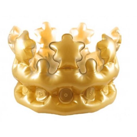 CORONA GONFIABILE ORO 33,5cm ADULTO