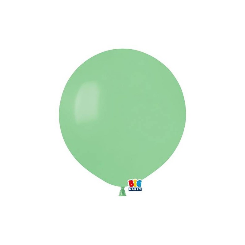 PALLONCINI LATTICE 19'' 48cm VERDE MENTA 25pz