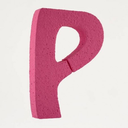 LETTERA POLISTIROLO PASTELLO mm120x90 P FUCSIA