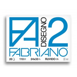 ALBUM FABRIANO C/ANGOLI F2 24x33cm 20fg 110gr RUVIDO
