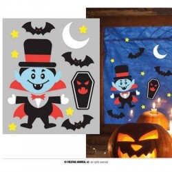 DECORAZIONE IN GEL 20x25cm VAMPIRI