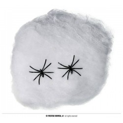 RAGNATELA BIANCA CON RAGNI 40gr