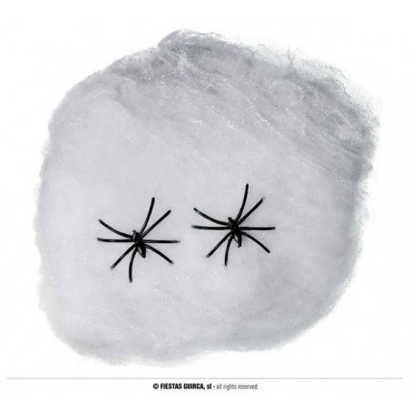 RAGNATELA BIANCA CON RAGNI 40gr