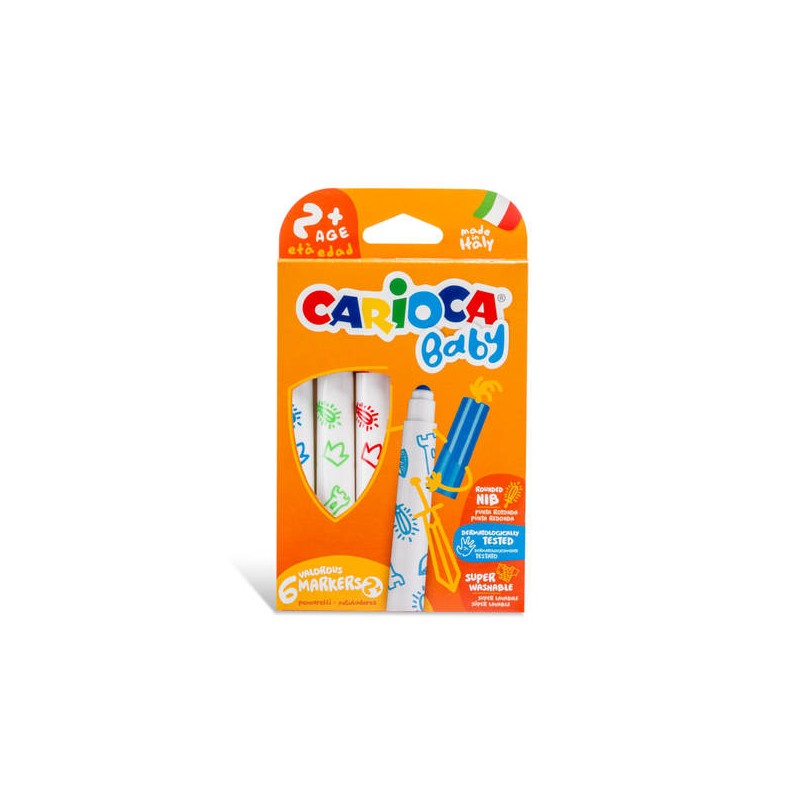 CARIOCA BABY PENNARELLI +2 6pz