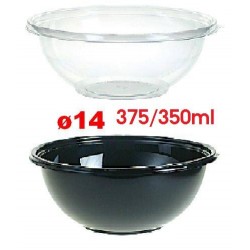 INSALATIERA PET TRASPARENTE ø14x5,5cm 0,375lt