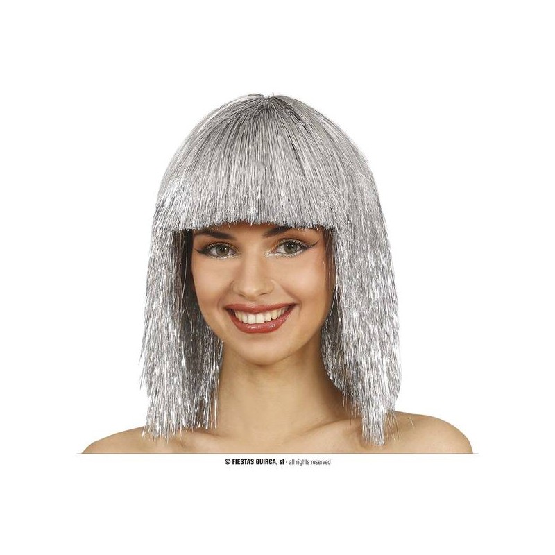 PARRUCCA CASCHETTO ARGENTO