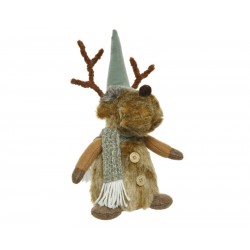 ALCE IN POLIESTERE H.27cm MARRONE