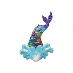 PALLONE MYLAR S/SHAPE CODA SIRENA 86cm
