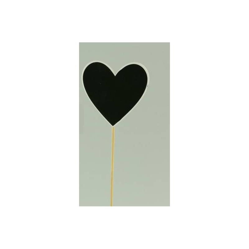 PICKS LAVAGNA FORMA CUORE 10x10xH.25cm 12pz