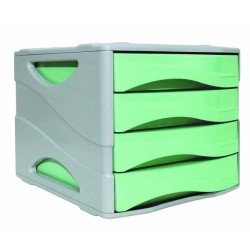 CASSETTIERA KEEP COLOUR PASTEL ARDA 4 CASSETTI VERDE