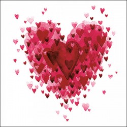 TOVAGLIOLI 33x33 CUORE DEI CUORI 20pz