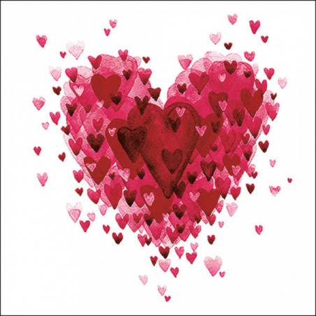 TOVAGLIOLI 33x33 CUORE DEI CUORI 20pz