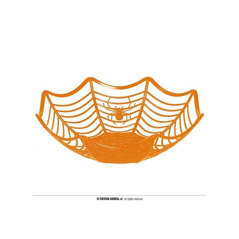 VASSOIO RAGNATELA ARANCIONE ø28x8cm