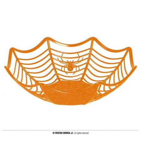 VASSOIO RAGNATELA ARANCIONE ø28x8cm