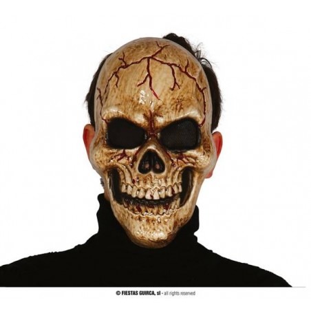 MASCHERA TESCHIO OSCURO PVC