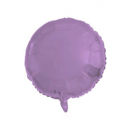 PALLONE MYLAR TONDO 18 45cm LAVANDA SATIN