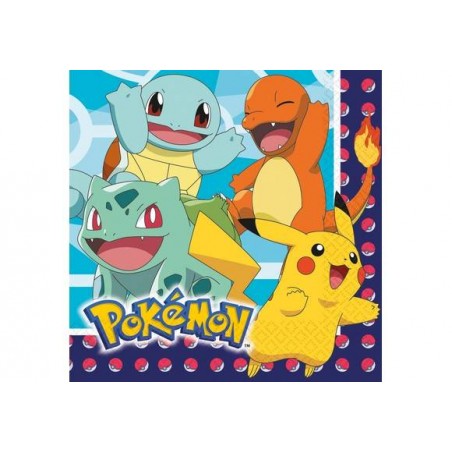 TOVAGLIOLI 33x33 POKEMON 16pz