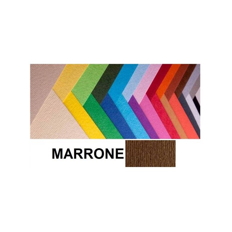 CARTONCINO BRISTOL 70x100cm 200gr MARRONE FABRIANO