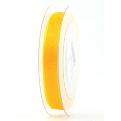 NASTRO ORGANZA mm15x50mt GIALLO TUORLO