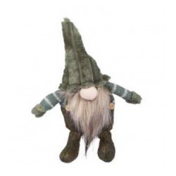 GNOMO IN TESSUTO H.20cm VERDE