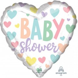 PALLONE MYLAR 17'' BABY SHOWER LOVE 43cm