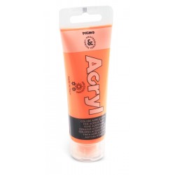 TUBETTO COLORE ACRILICO 75ml ARANCIO FLUO 250 ACRYL PRIMO