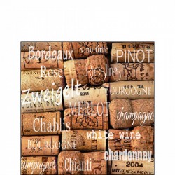 TOVAGLIOLI 25x25 TAPPI DI SUGHERO 20pz