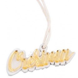 SCRITTA CRESIMA PLEXI 5,5cm ORO 24pz