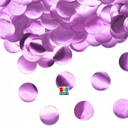 CORIANDOLI IN FOIL ø2cm 50gr ROSA METAL