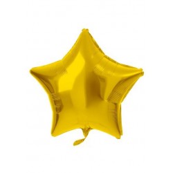 PALLONE MYLAR 19'' STELLA ORO 48cm