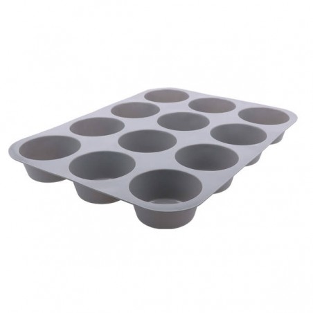 TEGLIA PER 12 MUFFIN IN SILICONE 33x23x3cm