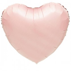 PALLONE MYLAR CUORE ROSA ø45cm
