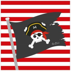 TOVAGLIOLI 33x33 PIRATES 16pz