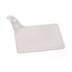 VASSOIO PLASTICA MONOPORZIONE 8x8cm TRASPARENTE 25pz