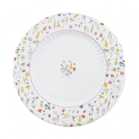 PIATTI MAXI ø33cm WILD FLOWERS 6pz