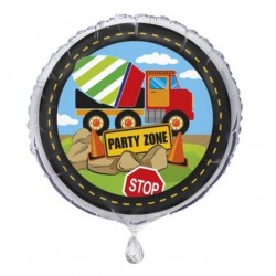 PALLONE MYLAR CONSTRUCTION PARTY 18 43cm