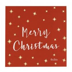 TOVAGLIOLI 33x33 MERRY CHRISTMAS STARS 3V 16pz