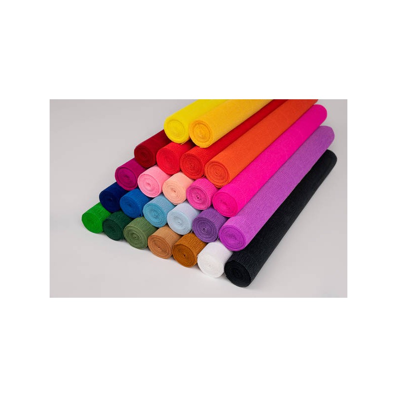 CARTA CRESPA gr.144 ROTOLO cm.50X250 NERO FABRIANO