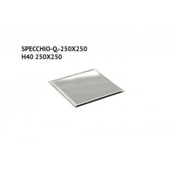 SPECCHIO QUADRATO VETRO 25x25cm H.4mm