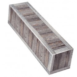 CANTINETTA PORTA 1 BOTTIGLIA VINTAGE WOOD 33x10,5x11,5cm